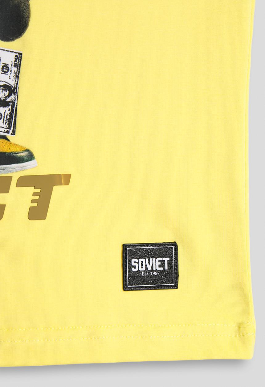SOVIET - Boys S/Slv Crew Neck Tee (Box Fit) - Butter