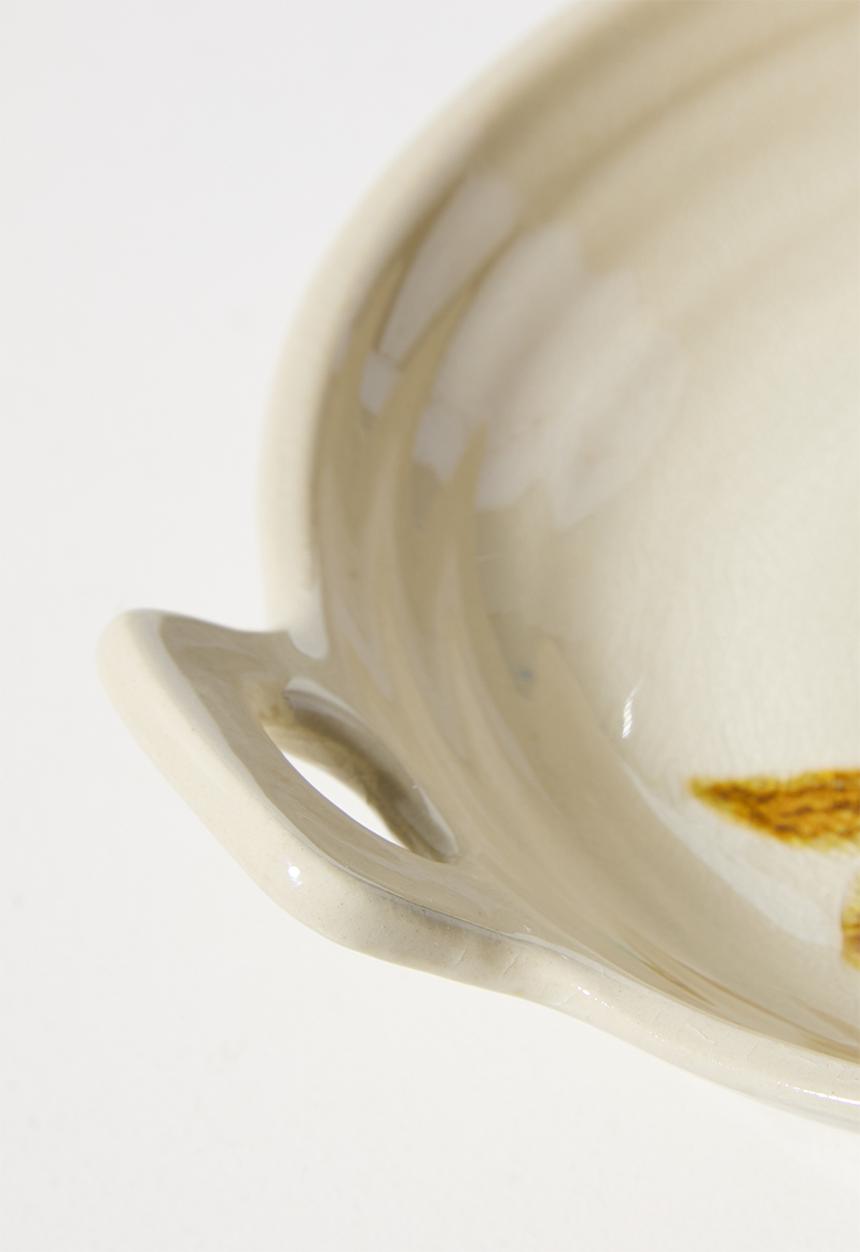 Sixth Floor - Stoneware Fish Serving Bowl - Natural