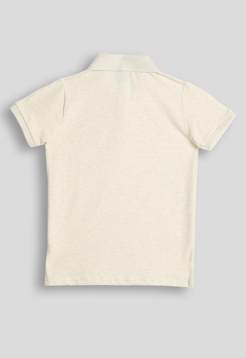 POLO - Girls Nina Short sleeve Golfer - Stone