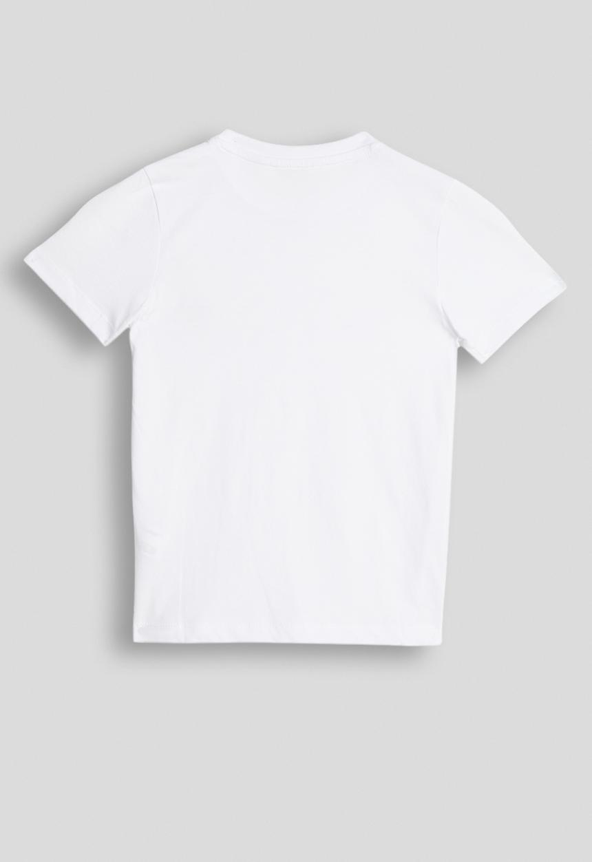 POLO - Boys Cory Printed Short sleeve Tee - White