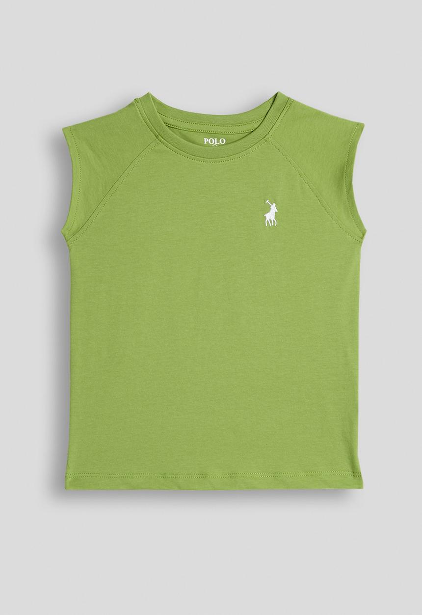 POLO - Girls Candice Raglan Sleeveless Tee - Green