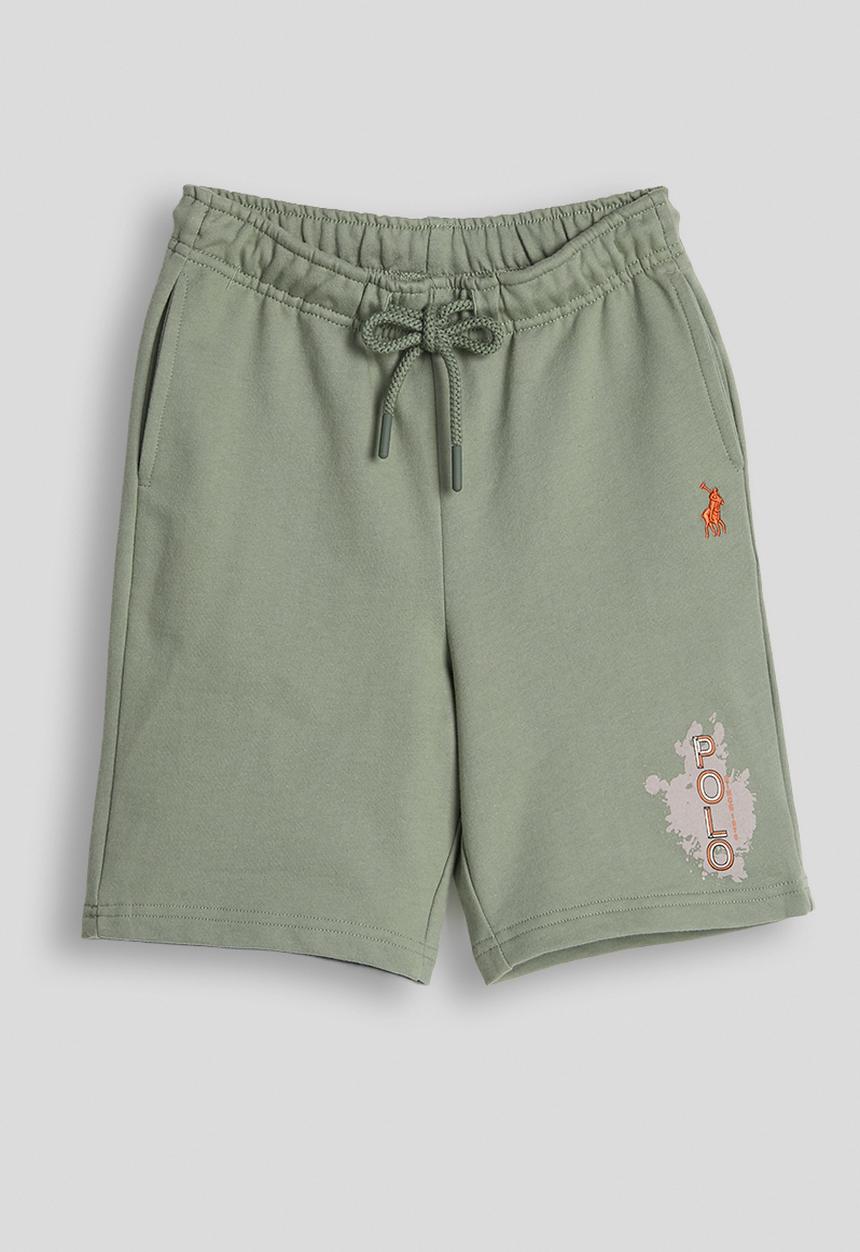POLO - Boys Jabulani Printed Short - Thyme
