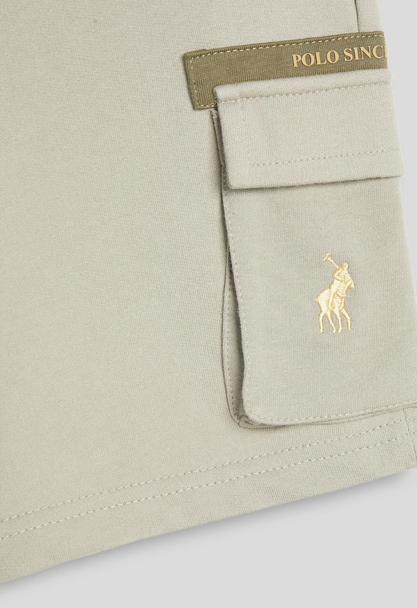 POLO - Boys Kenneth Cargo Short - Fog