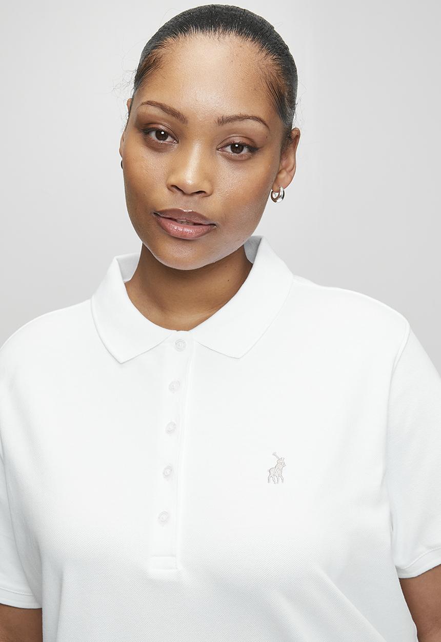 POLO - Wmn margot ss golfer - white