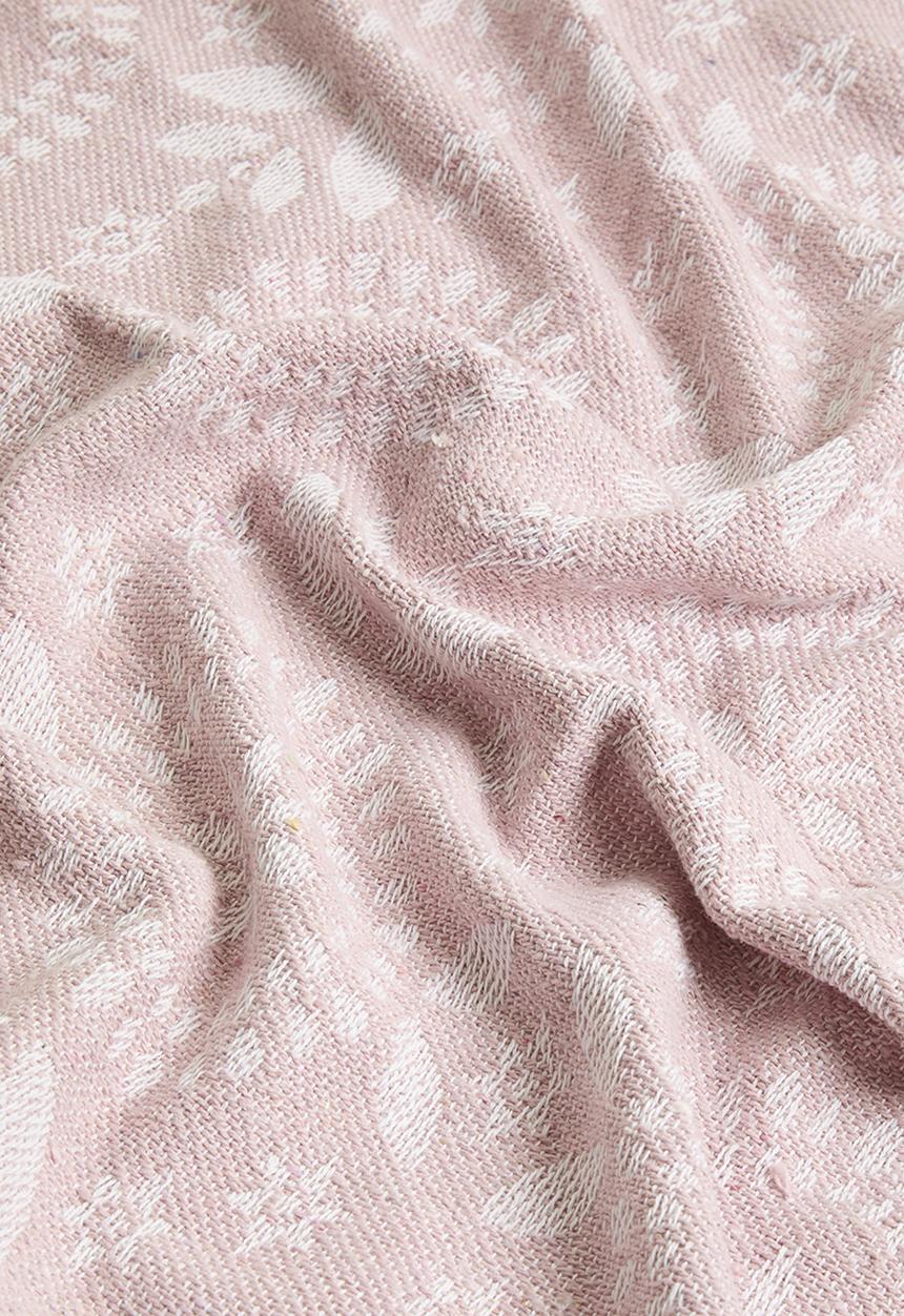 H&S - Floral Cotton Throw - Pink