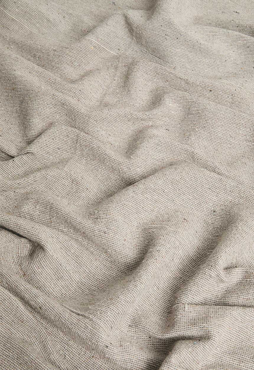 H&S - Cotton Melange Blanket - Natural