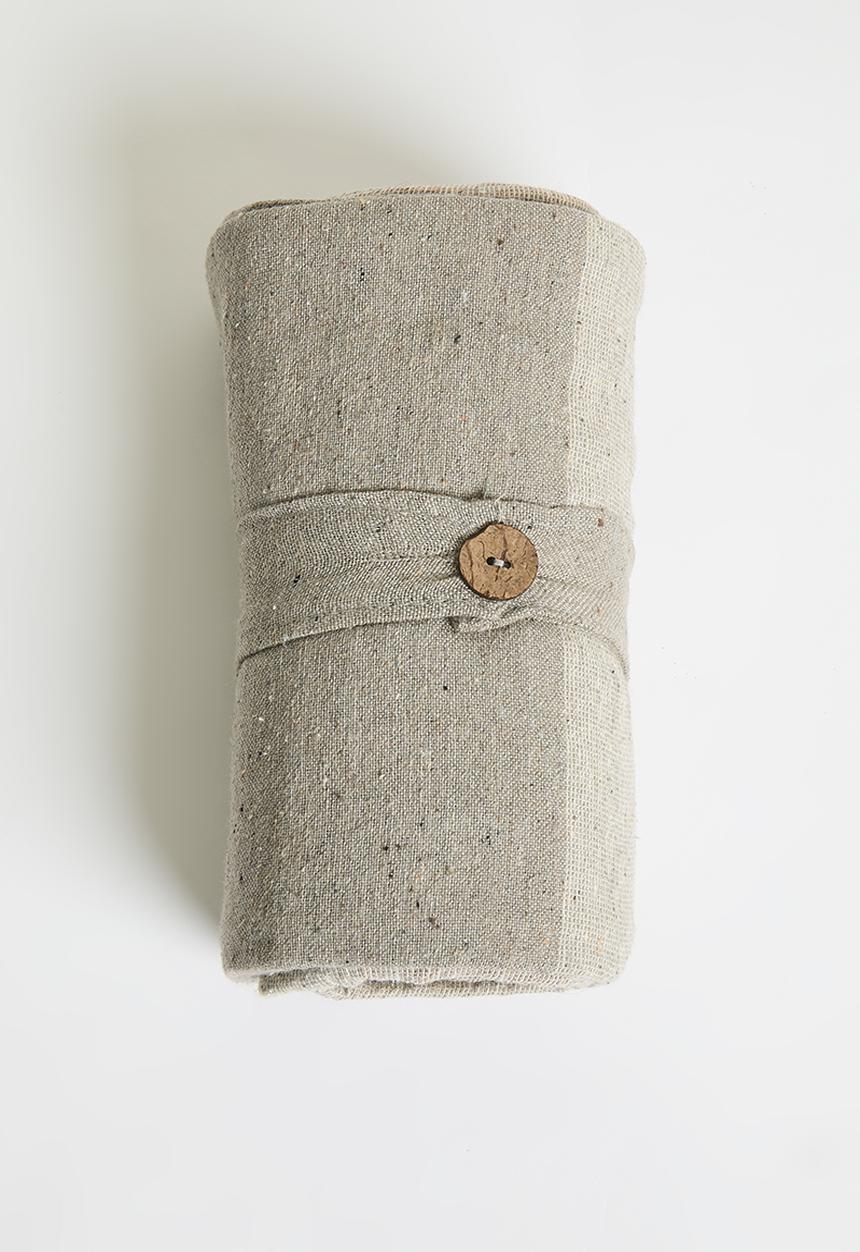 H&S - Cotton Melange Blanket - Natural