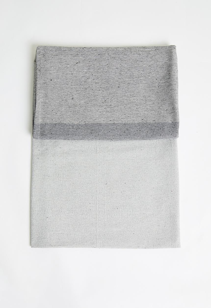 H&S - Cotton Melange Blanket - Grey