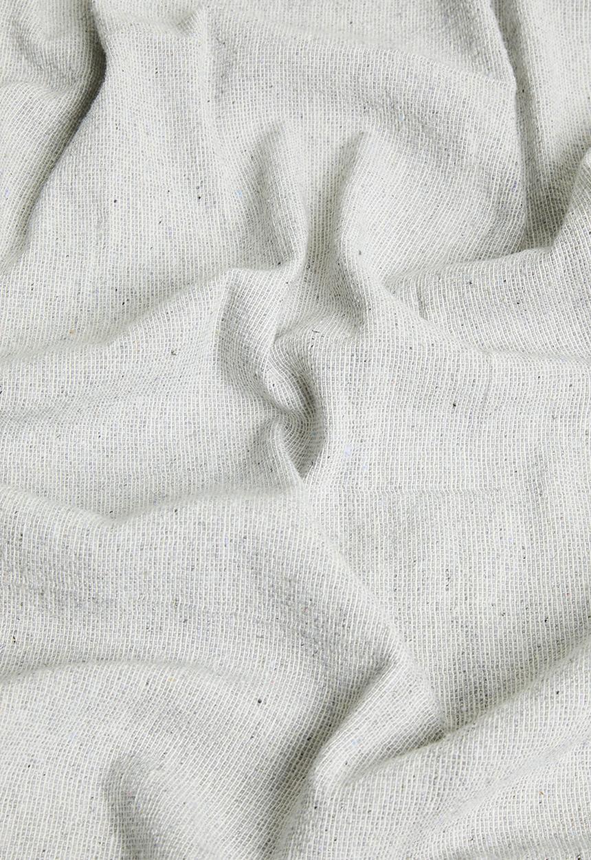 H&S - Cotton Melange Blanket - Grey