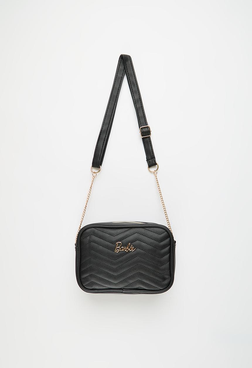 Pop Candy - Barbie Chevron Pu Sling Bag - black