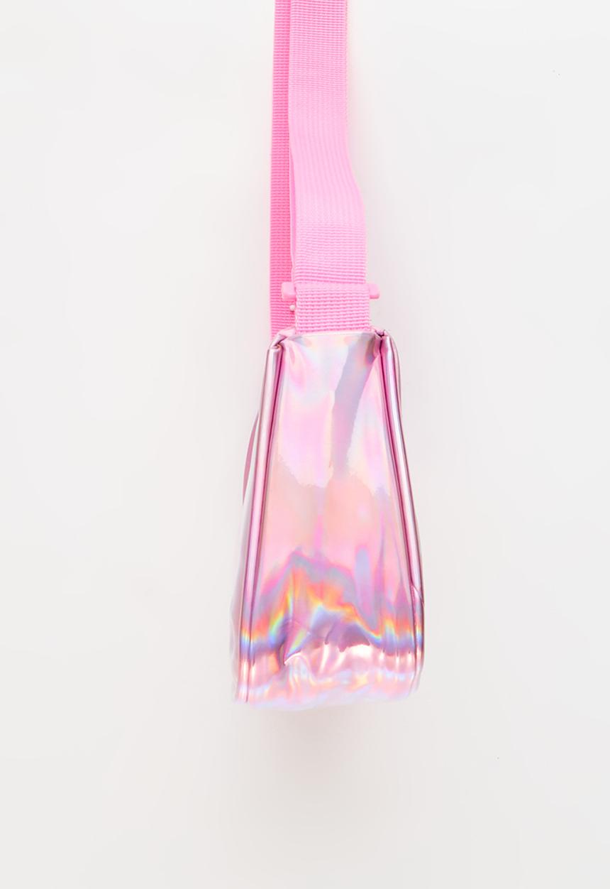 Pop Candy - Princess Metallic Hobo Sling Bag - pink