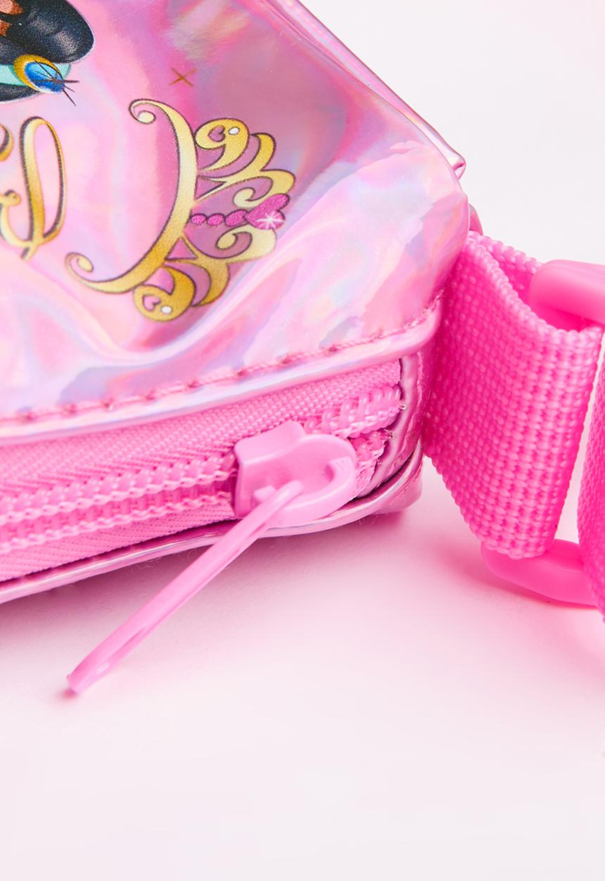Pop Candy - Princess Metallic Hobo Sling Bag - pink