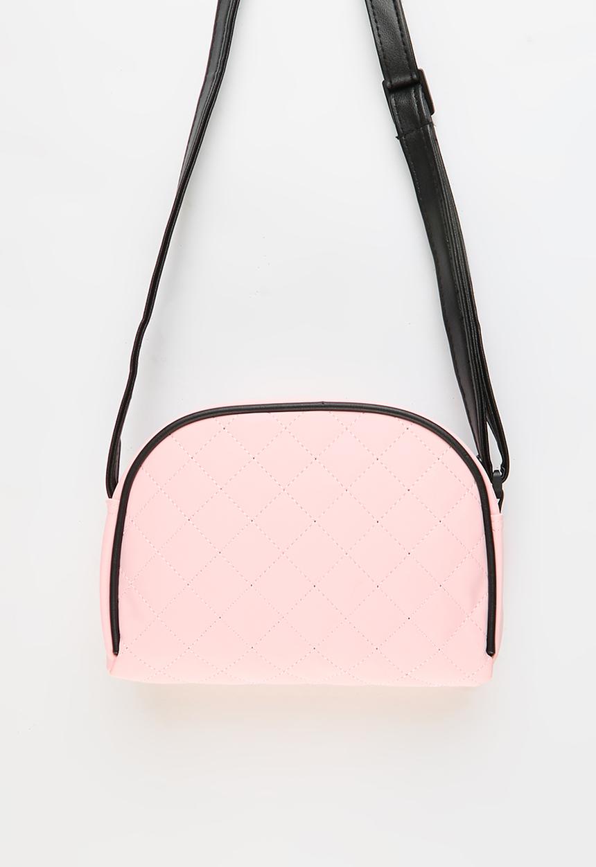 Pop Candy - Minnie Quilted Pu Crossbody - pink/black
