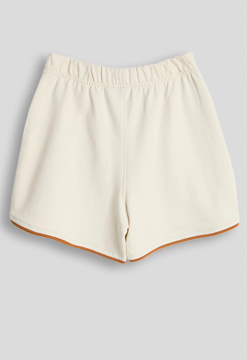 POLO - Girls Gemma Curved Hem Short - Light Stone