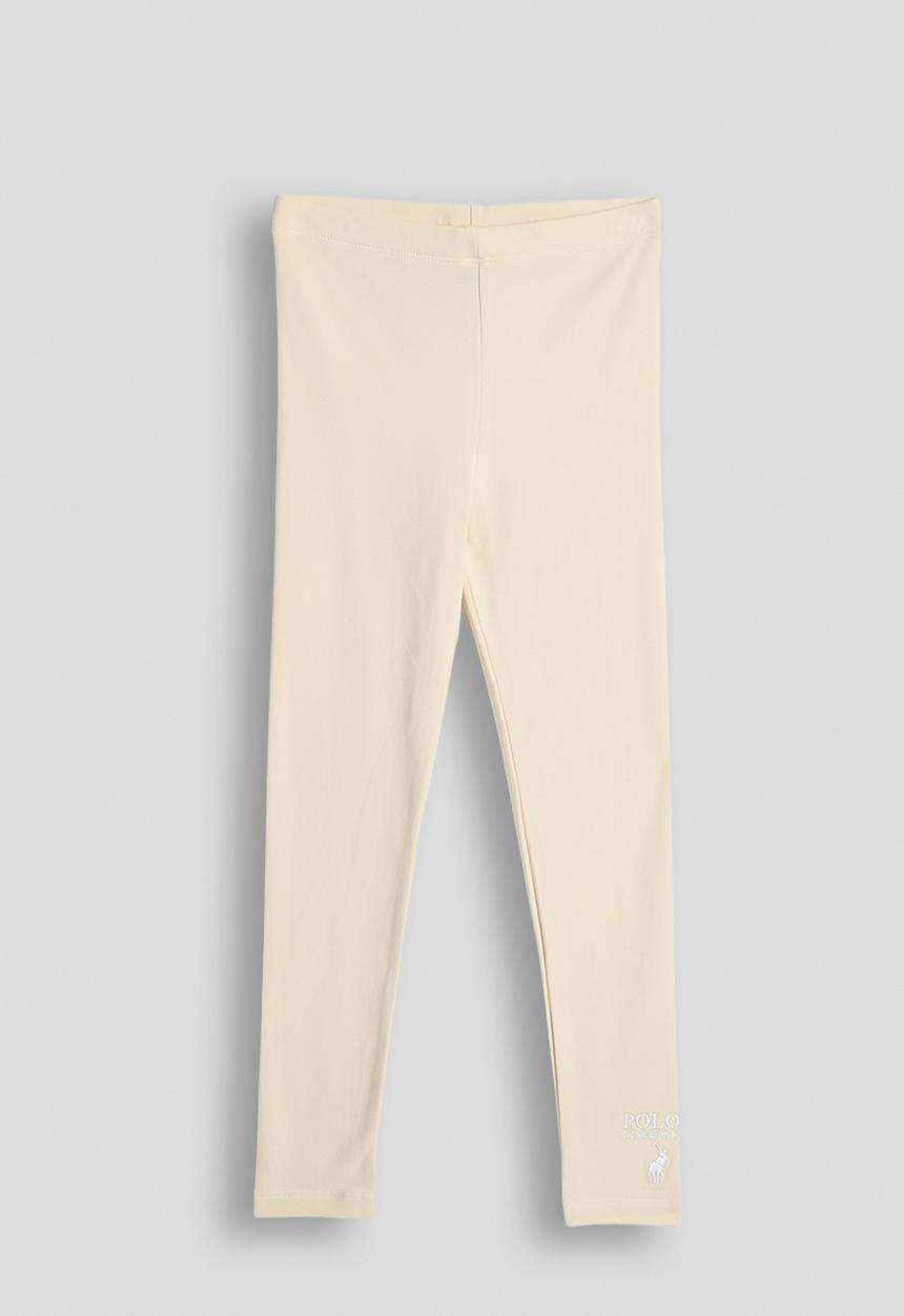 POLO - Girls Maya Fashion Full Length Legging - Stone