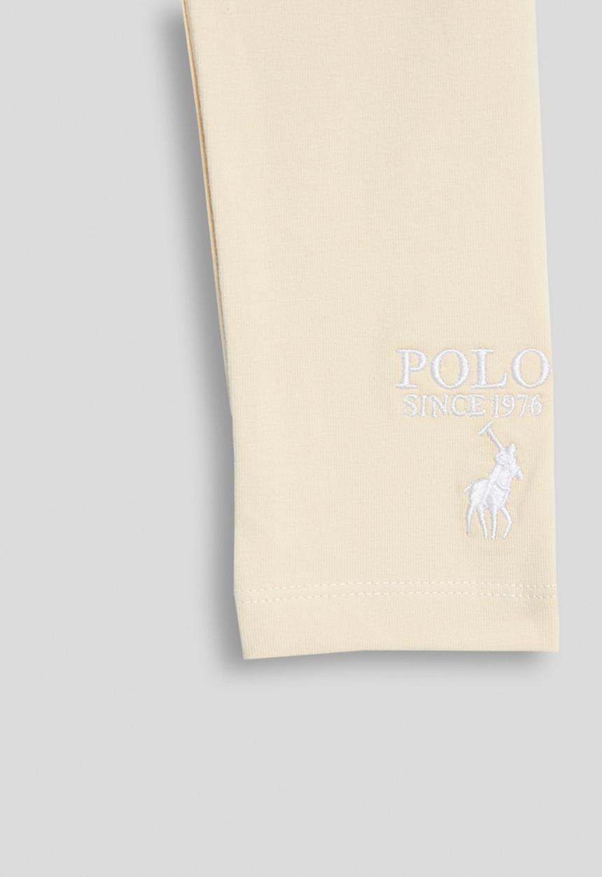 POLO - Girls Maya Fashion Full Length Legging - Stone