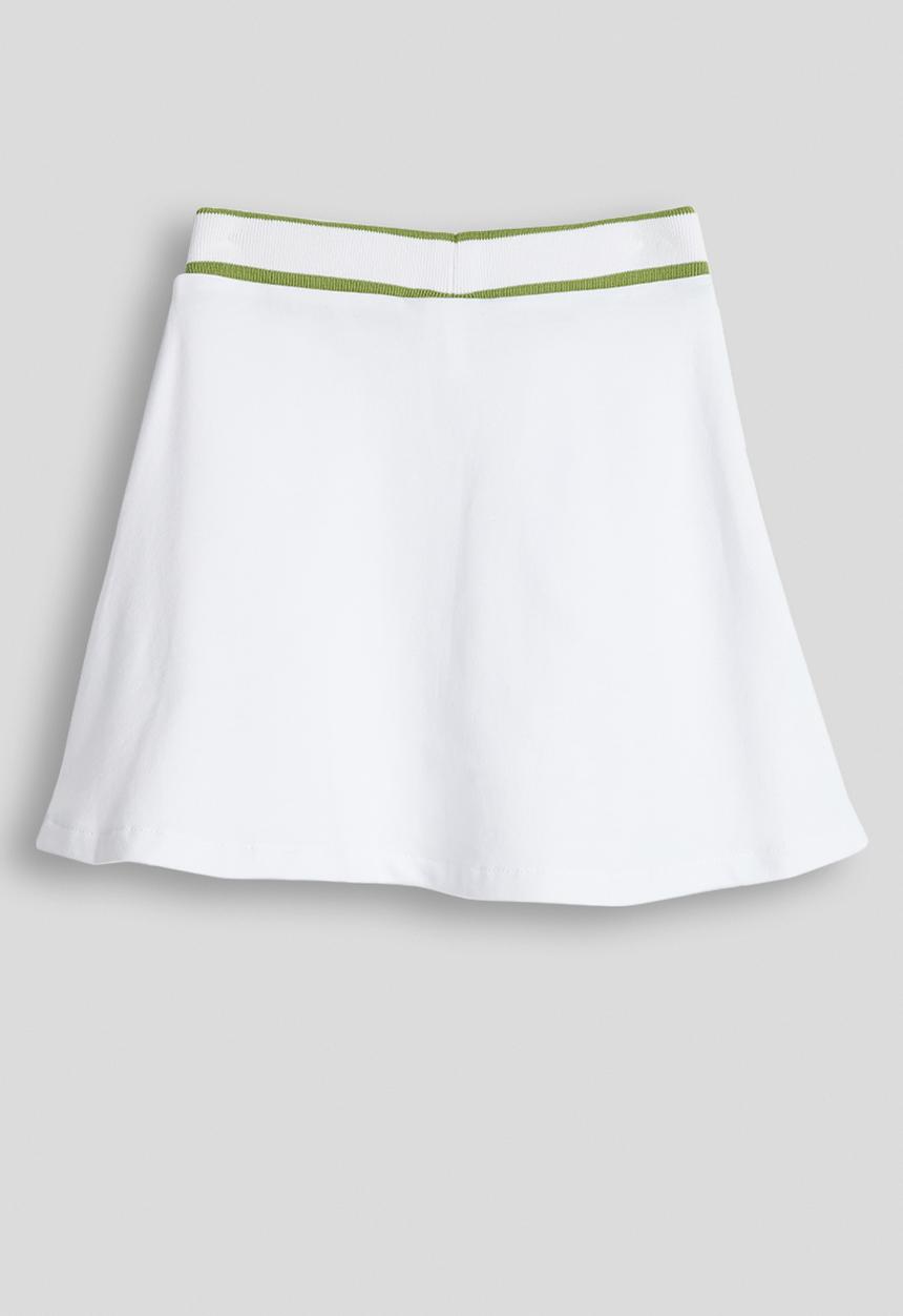POLO - Girls Harper Skater Skirt - White