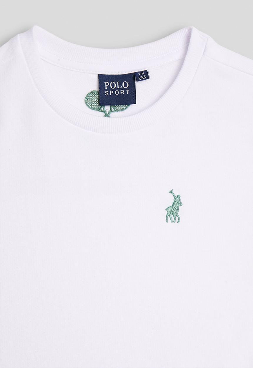 POLO - Girls Kim Sport Short sleeve Tee - White