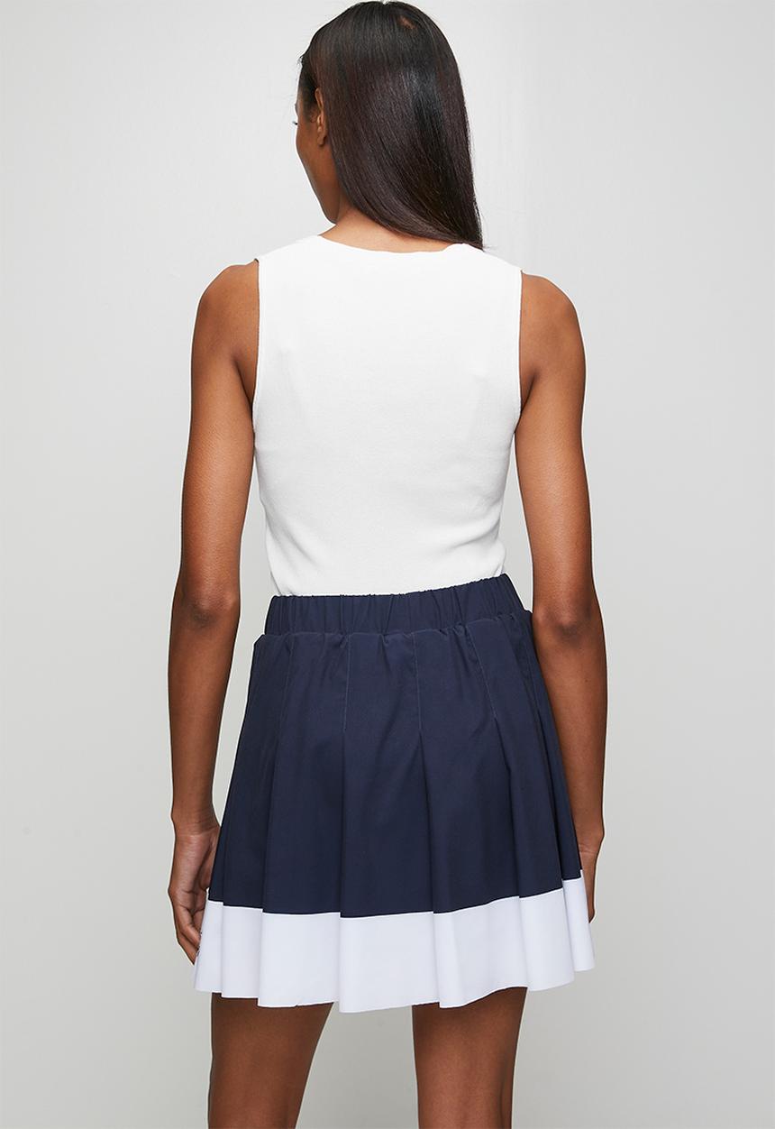POLO - Wmn Sam Pleated Sport Skort - Carbon