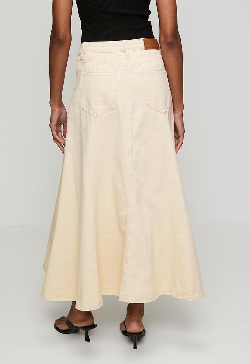 POLO - Wmn Yara Denim Skirt - Stone Wash