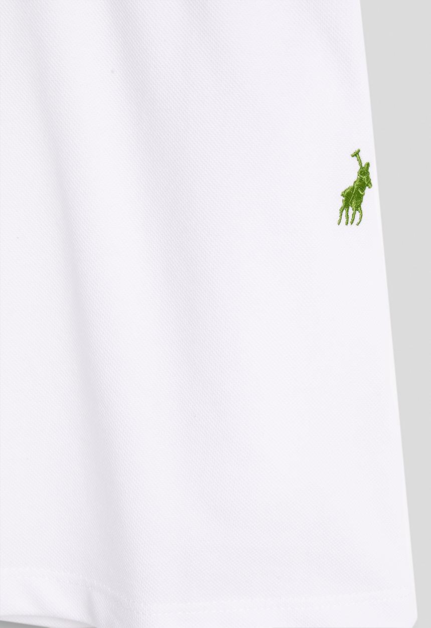 POLO - Girls Nandi Printed Stripe Dress - White