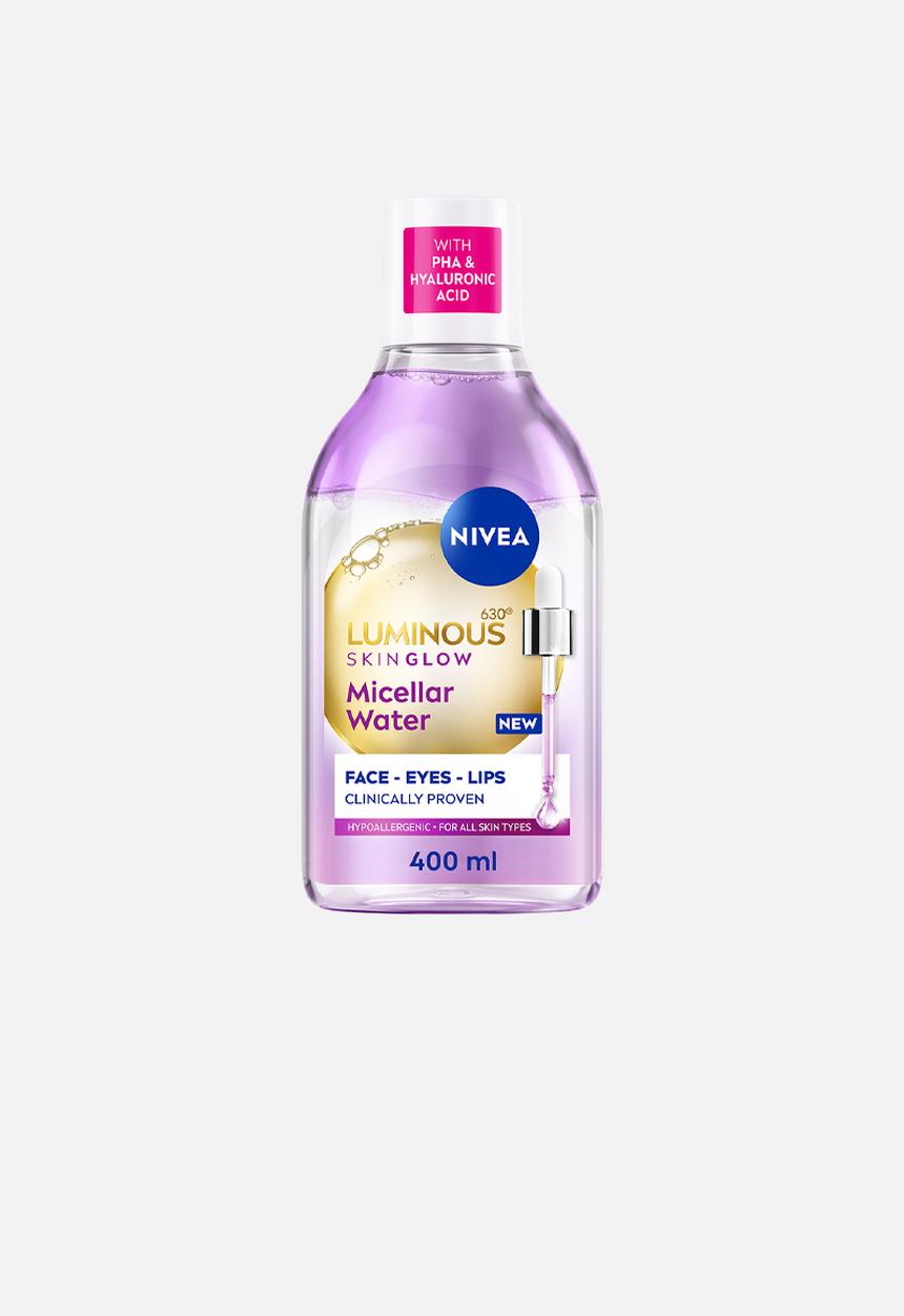 Nivea - LUMINOUS630 Skin Glow Micellar Water Effective Make-up Remover - 400ml