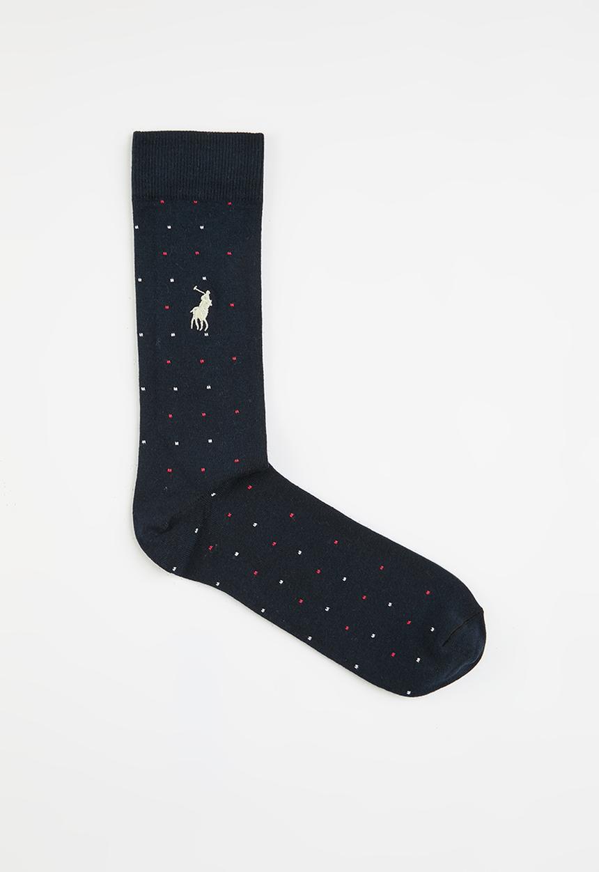 POLO - Ditsy Dot Sock - Navy