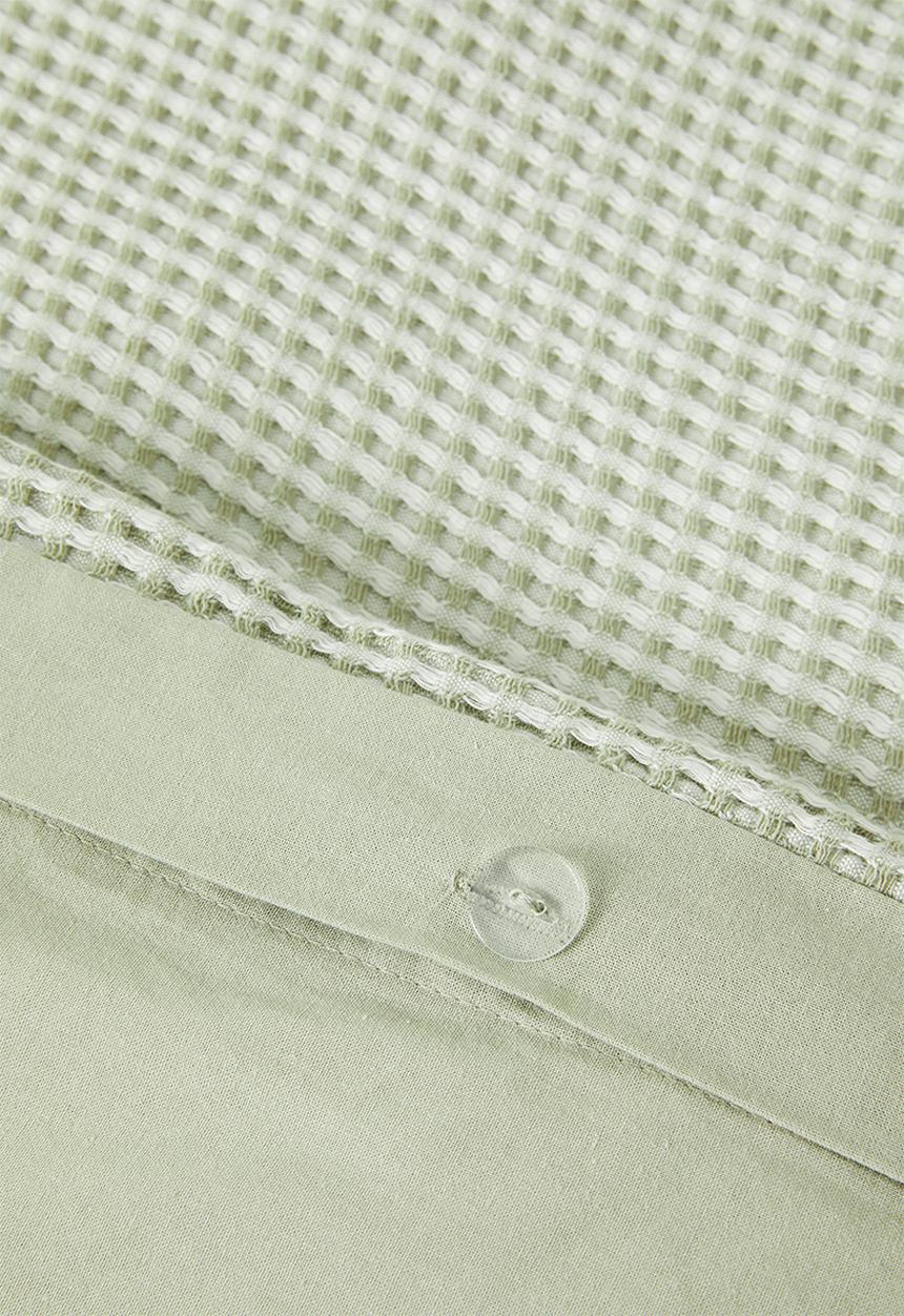 Sixth Floor - Nap Waffle Weave Duvet Set Sage