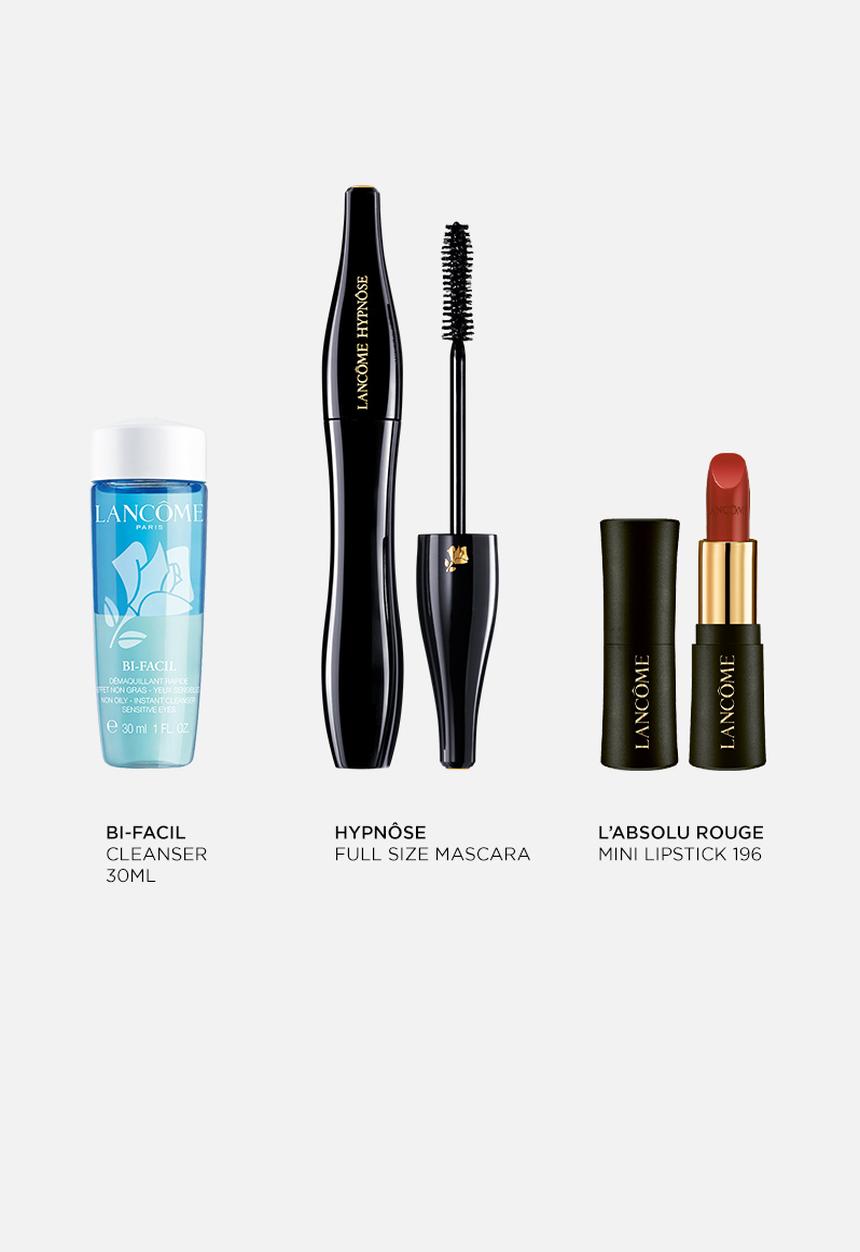 Lancôme - Hypnôse Mascara, L'Absolu Rouge & Bi-Facil Gift Set