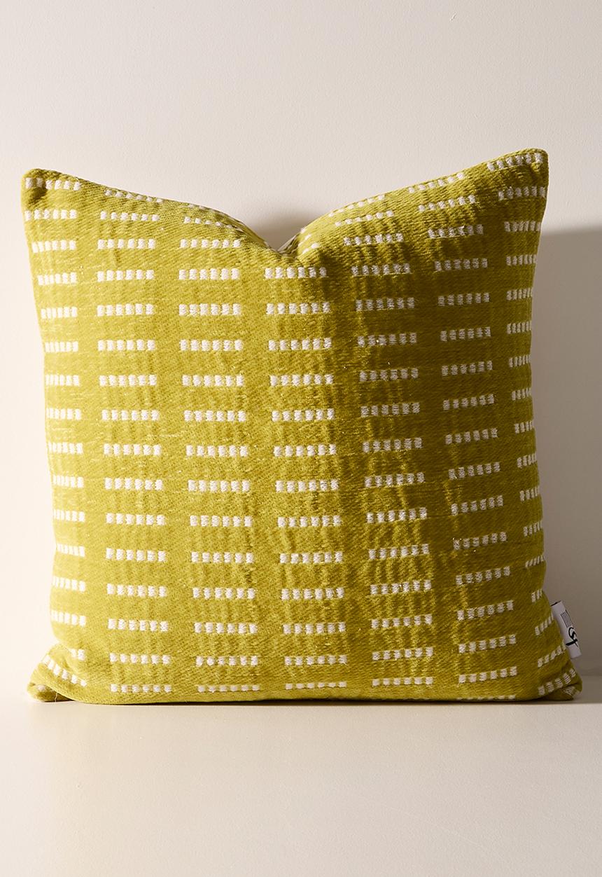 Sixth Floor - Cass Woven Scatter Cover- Mustard