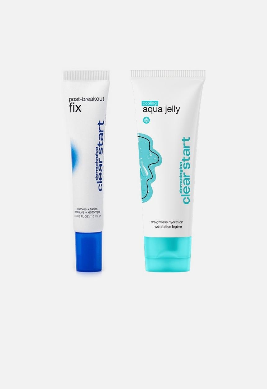 Clear Start by dermalogica - Cooling Aqua Jelly + Post Breakout Fix Bundle