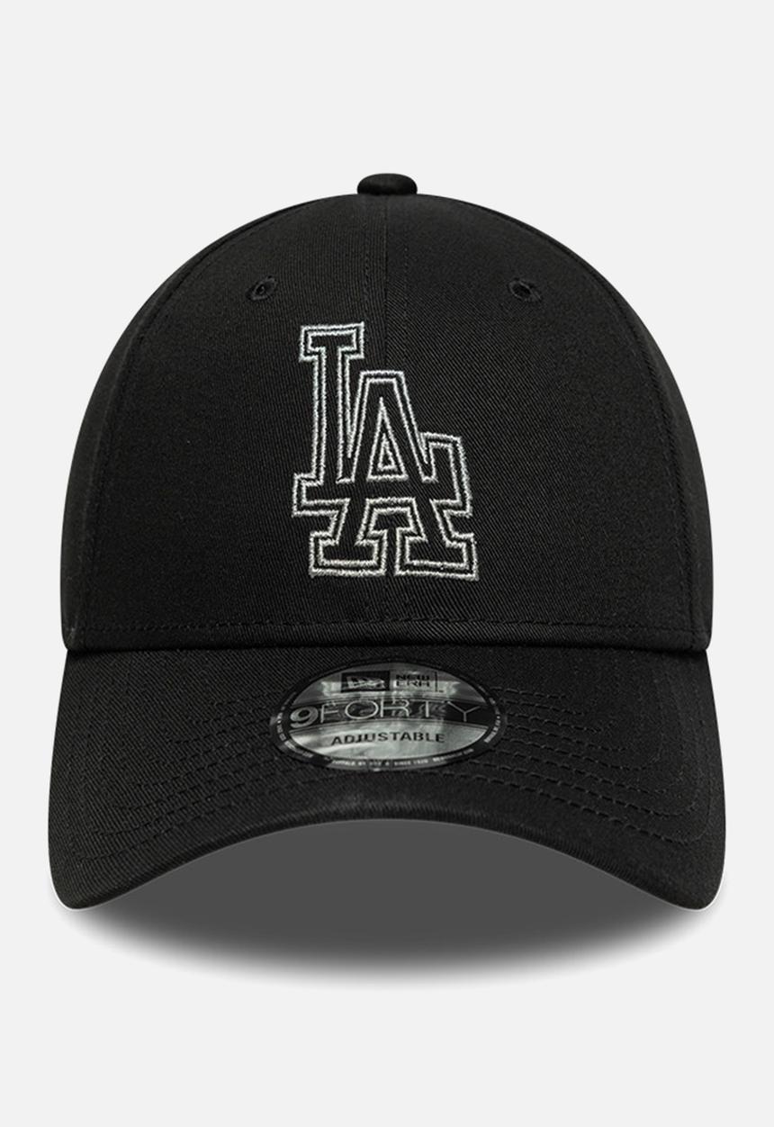 New Era - Metallic Outline 9Forty Losdod  Blkmts - Black