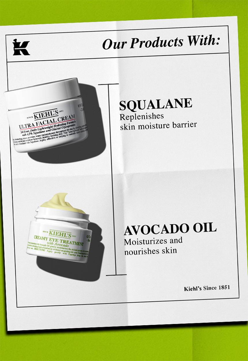 Kiehl's - Ultra Facial Cream 28ml + Avo Eye Cream 14ml Hydrating Hits Gift Set
