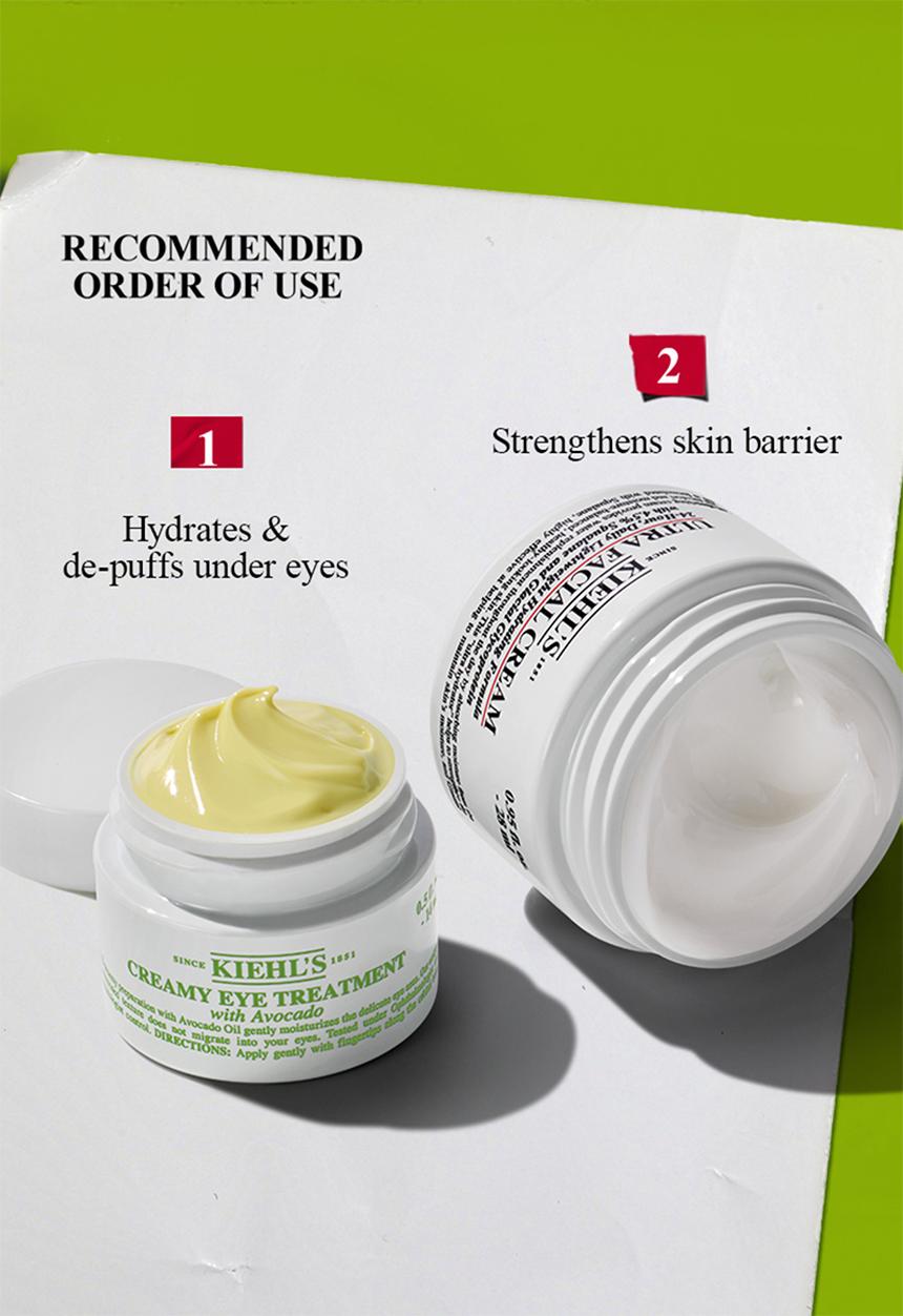 Kiehl's - Ultra Facial Cream 28ml + Avo Eye Cream 14ml Hydrating Hits Gift Set