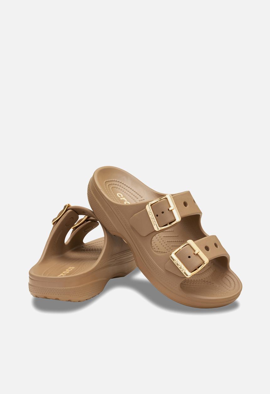 Crocs - Saturday Metallic Buckle Sandal W - Sepia