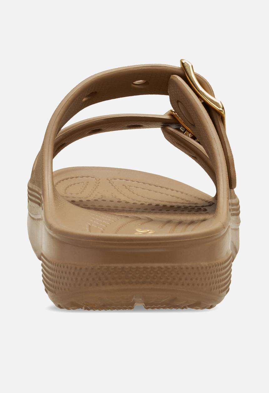 Crocs - Saturday Metallic Buckle Sandal W - Sepia