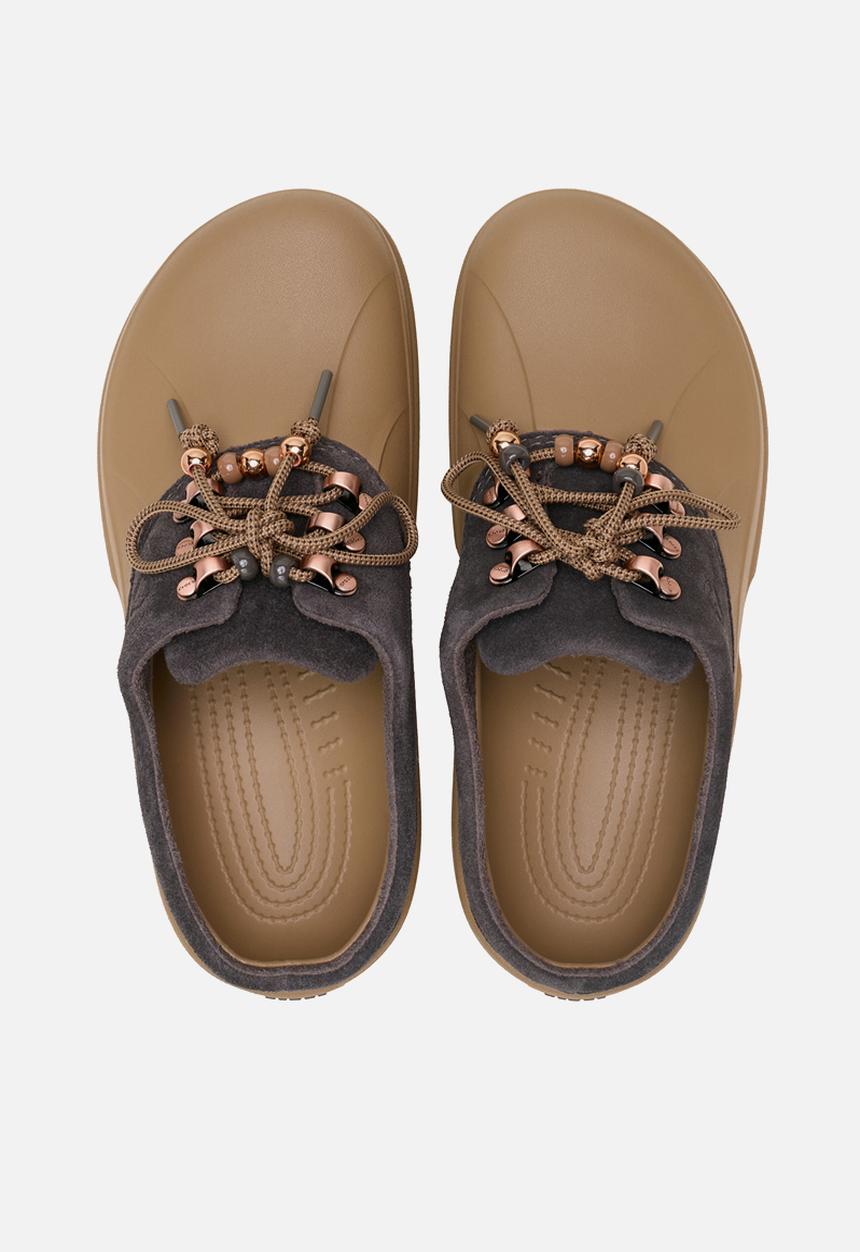 Crocs - Axle suede mule - sepia/dark cocoa