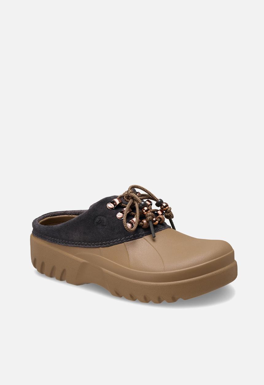Crocs - Axle suede mule - sepia/dark cocoa