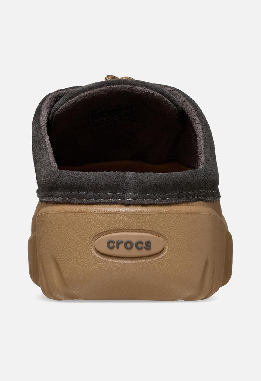 Crocs - Axle suede mule - sepia/dark cocoa