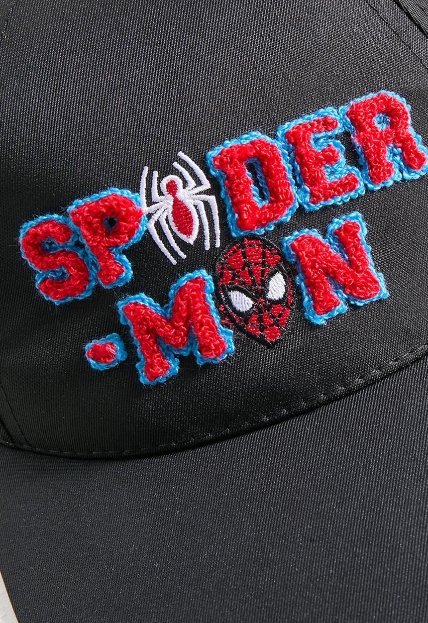 Pop Candy - Spiderman Flock Cap - black