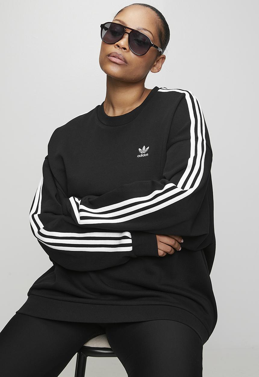 adidas Originals - Plus 3s crew os w s26 top - black/white