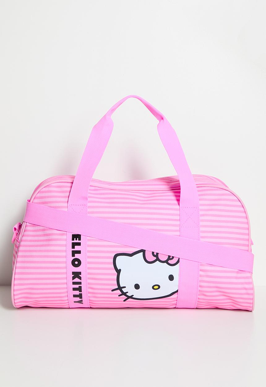 Pop Candy - Hello Kitty Striped Duffle - pink