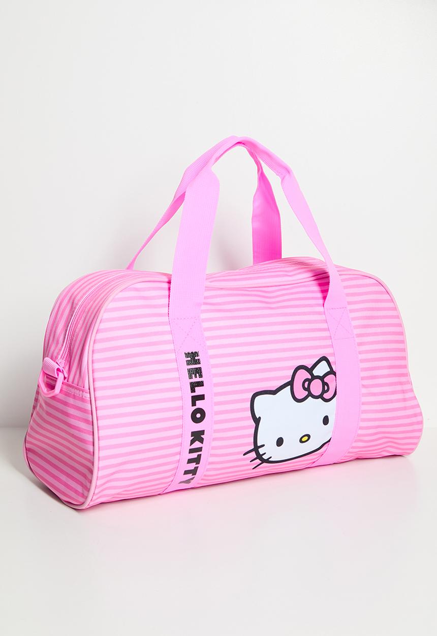 Pop Candy - Hello Kitty Striped Duffle - pink