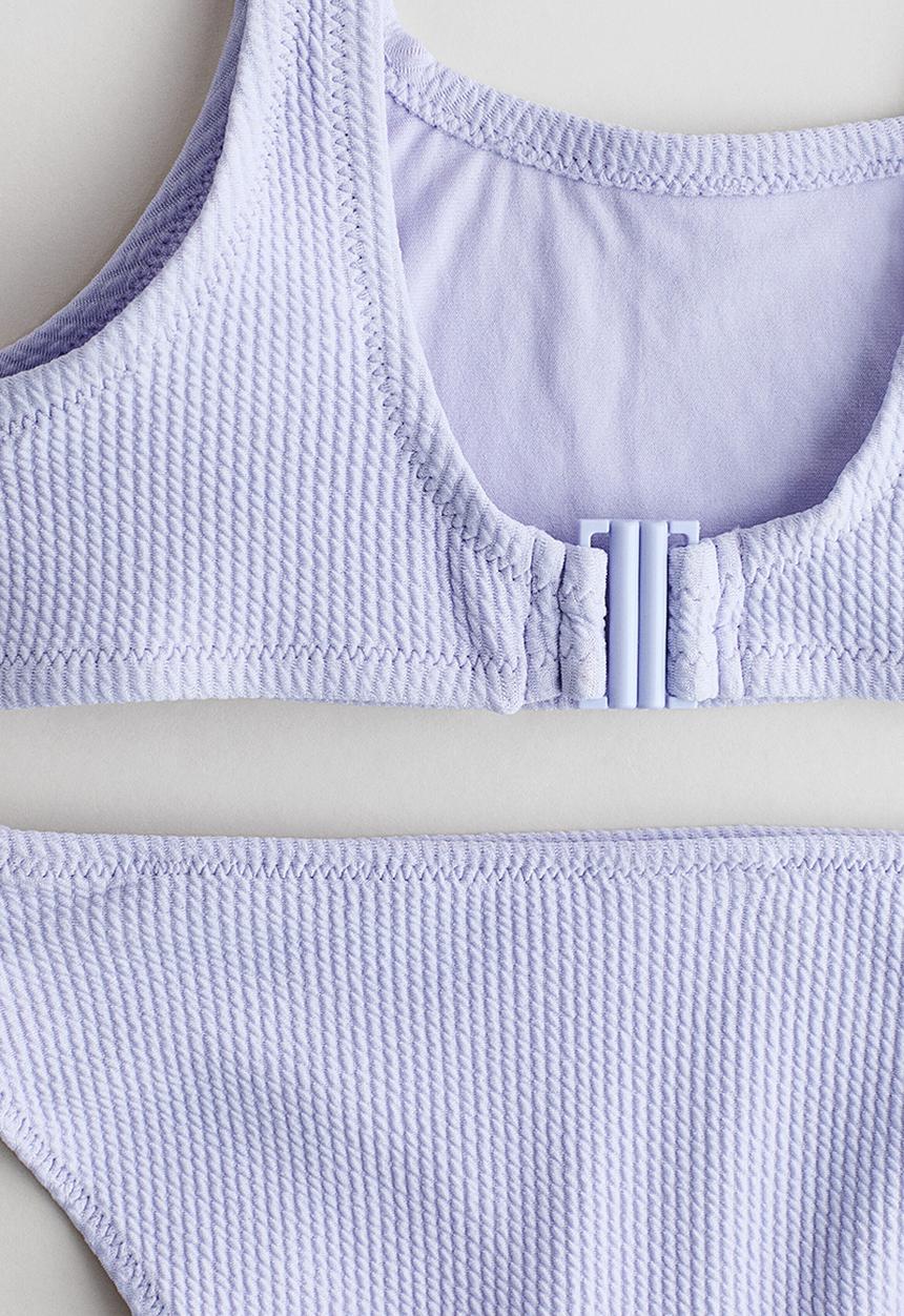 H&M - Textured bikini - lilac