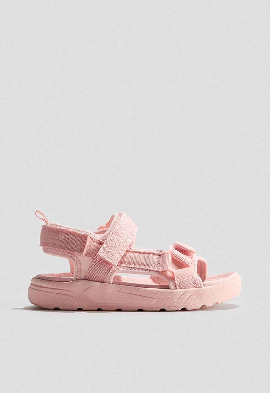 H&M - Scuba sandals - light pink/glittery