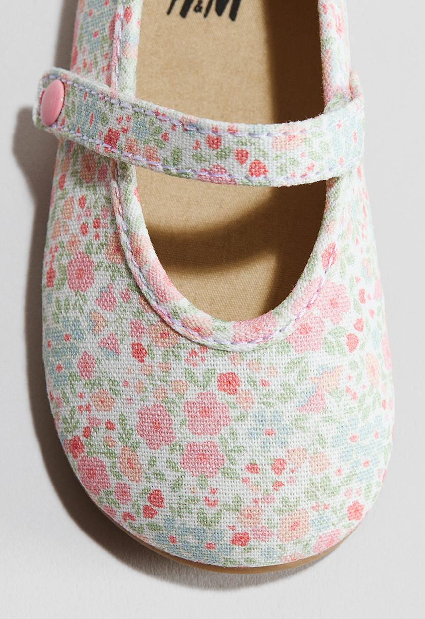 H&M - Ballet pumps - white/floral