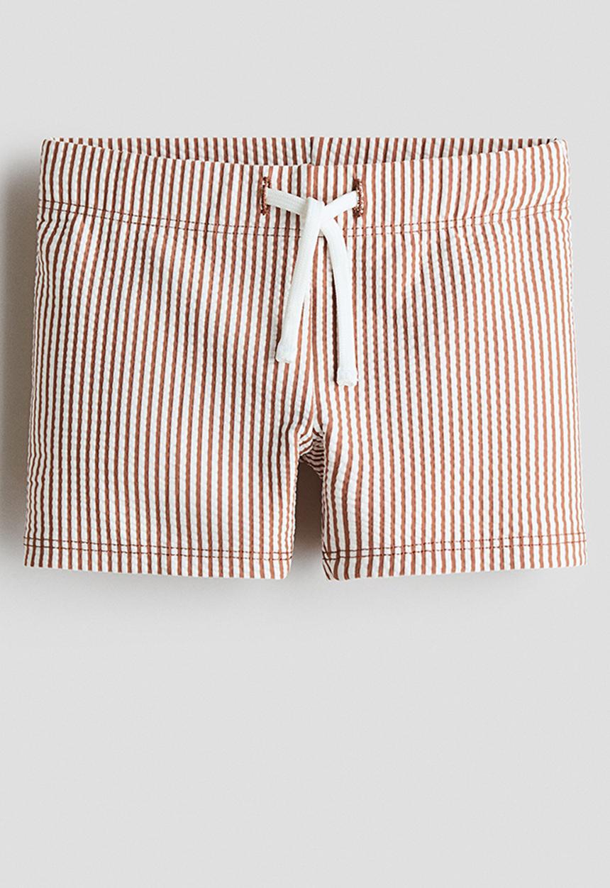 H&M - Swimming trunks - brown/striped