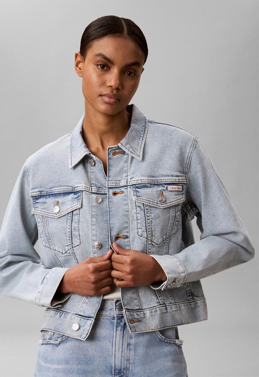 Calvin Klein - Long sleeve classic trucker lafayette - lafayette