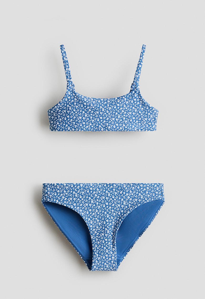 H&M - Bikini - blue/floral