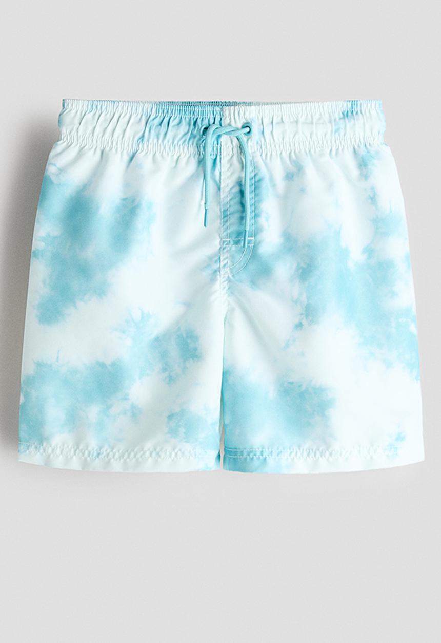 H&M - Swim shorts - turquoise/tie-dye